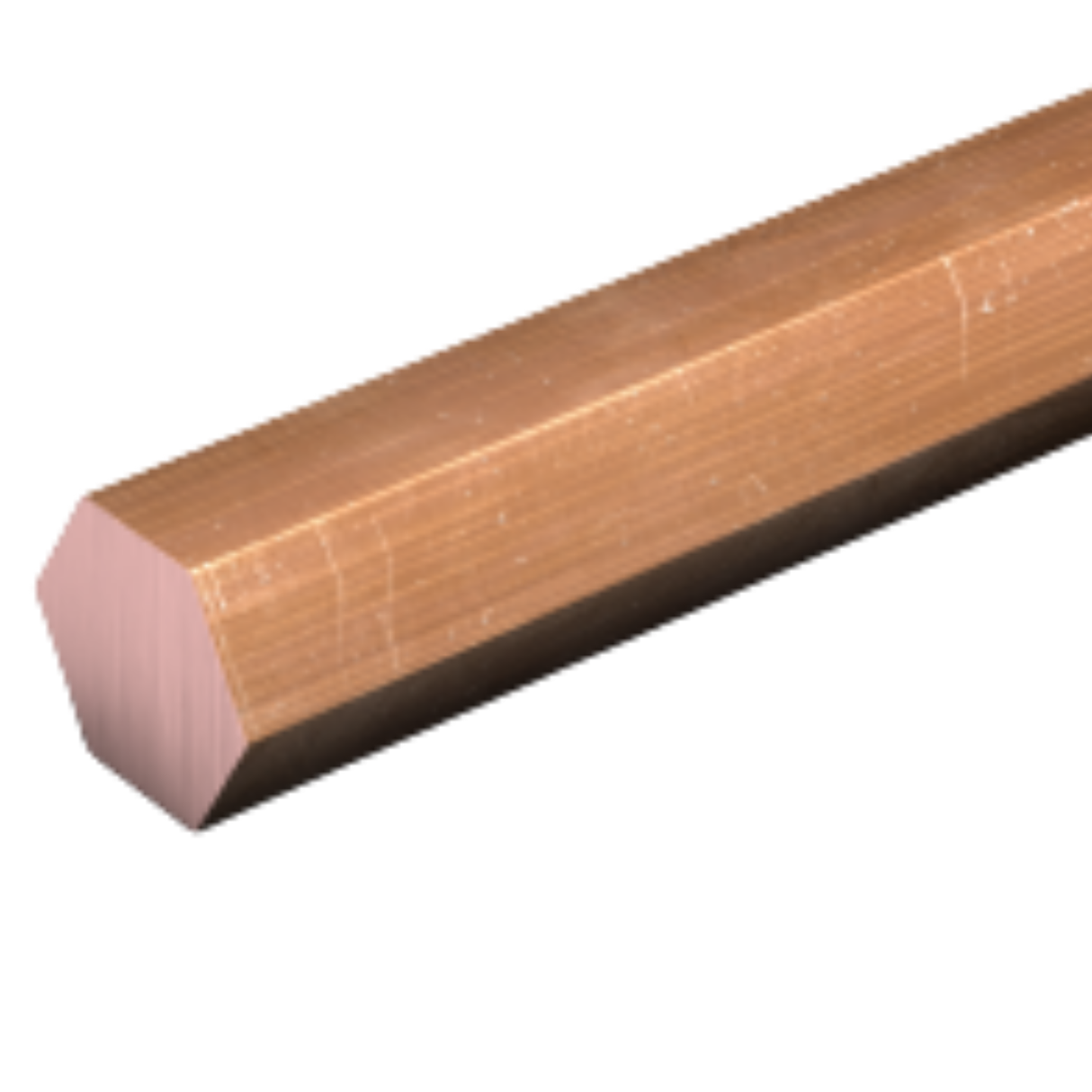 Copper Hex Bar 5/8" C110