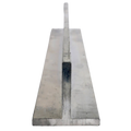 Aluminum Channel T-bar T6 3" x 3" x 3/8" 6061 T6