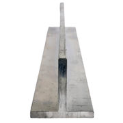 Aluminum Channel T-bar T6 3" x 3" x 3/8" 6061 T6