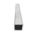 Round Corner Aluminum Square Tube 4" x .188" 6061 T6