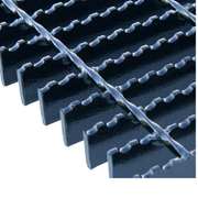 Carbon Steel Bar Grate 3/16" x 1-1/4 Painted Serrated 19W4
