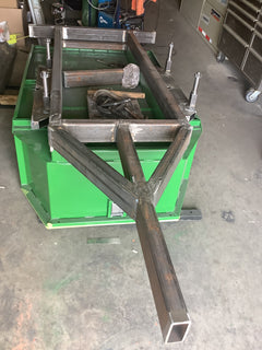 1 ton Mini-dump trailer, a Carbon steel project built with Metals 'R' Us stock, photo 3