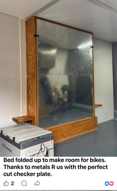 Cargo trailer to Harley hauler, a Aluminum project built with Metals 'R' Us stock, photo 3