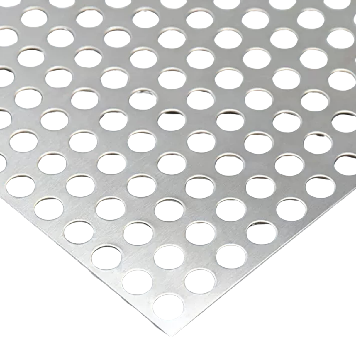 Perforated Stainless Steel Sheets 1/4" Holes 3/8 16GA CTR