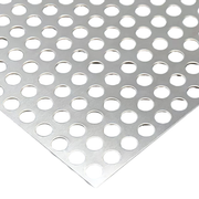 Perforated Stainless Steel Sheets 1/4" Holes 3/8 16GA CTR