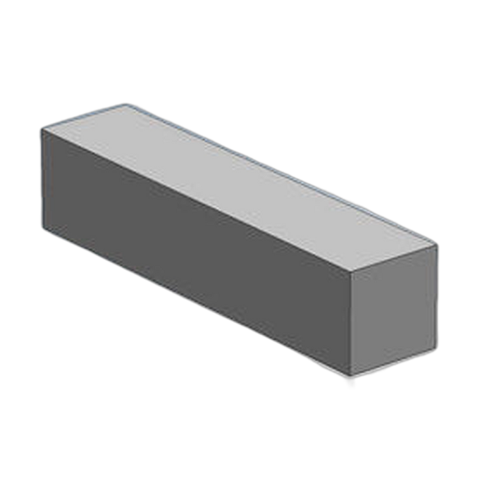 Carbon Steel Square Bar 1/4" x 1" 1018 Cold Finished