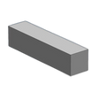 Carbon Steel Square Bar 1/4" x 1" 1018 Cold Finished