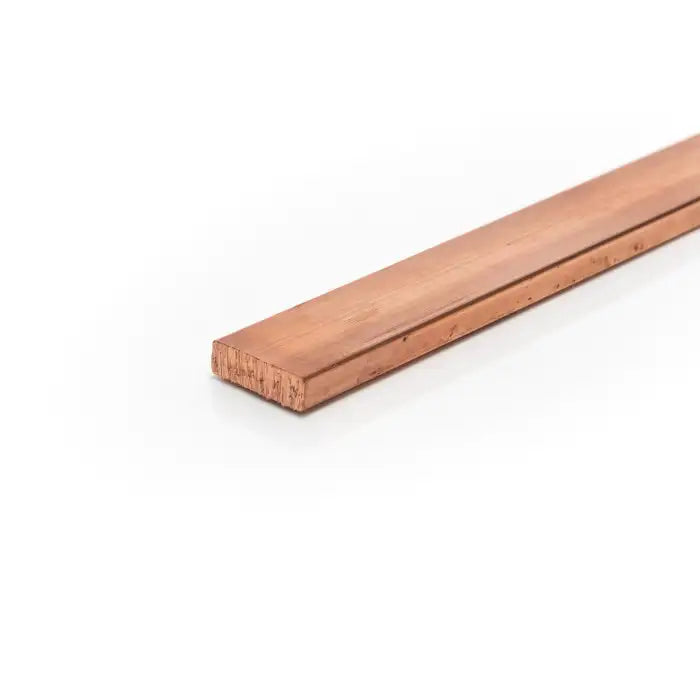 Copper Flat Bar 1/8" x 1/2" C110 B187