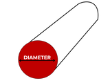 Round Bar dimension diagram